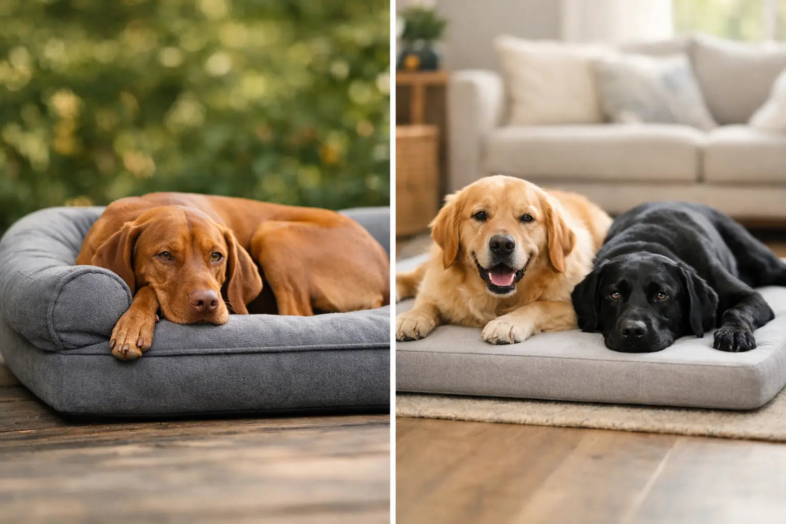 Bolster Bed vs Flat Mattress for Your Dog