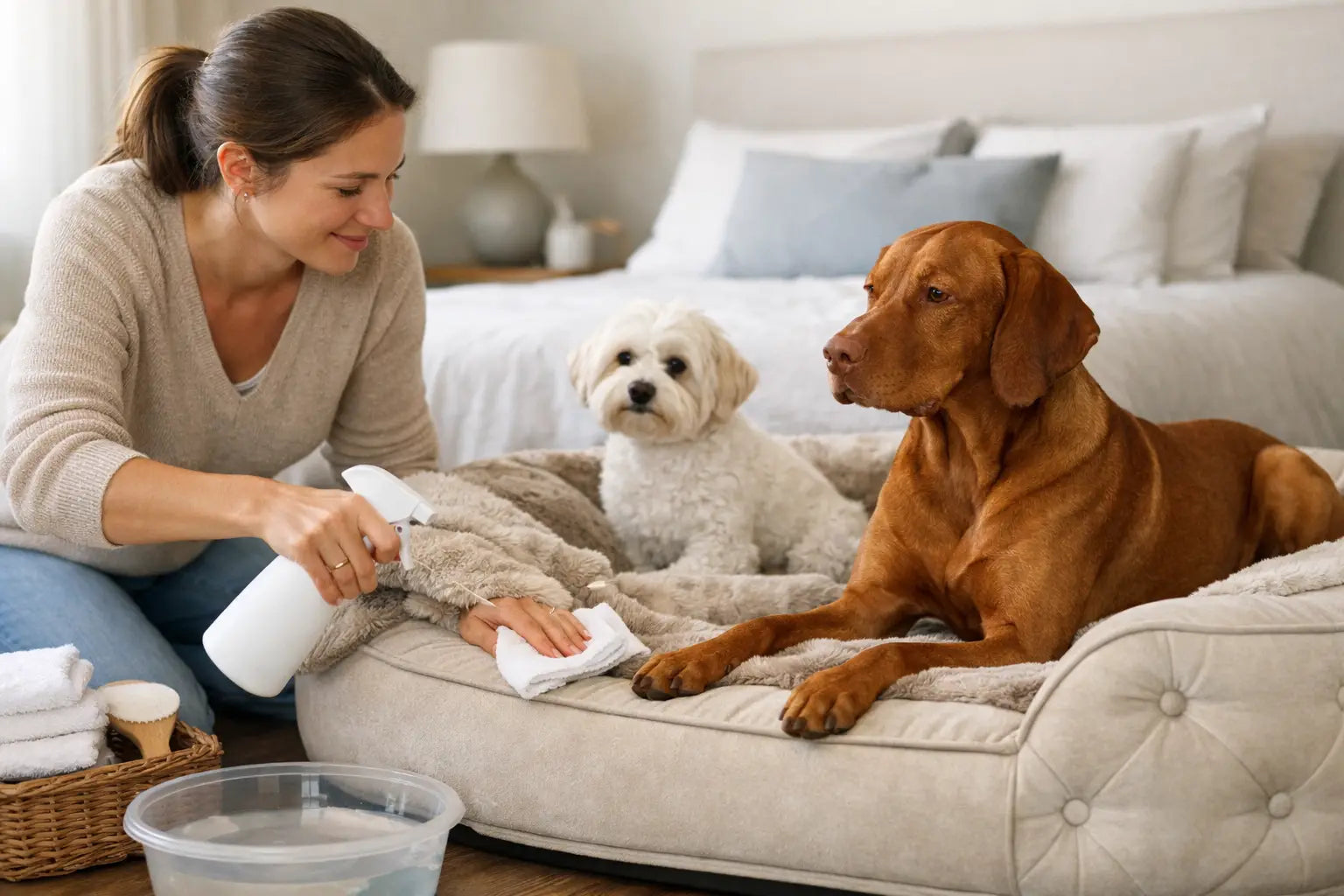 How to Clean Luxury Dog Bedding Properly