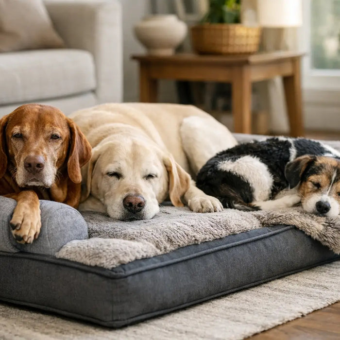 Senior Dog Bedding Improvement Example