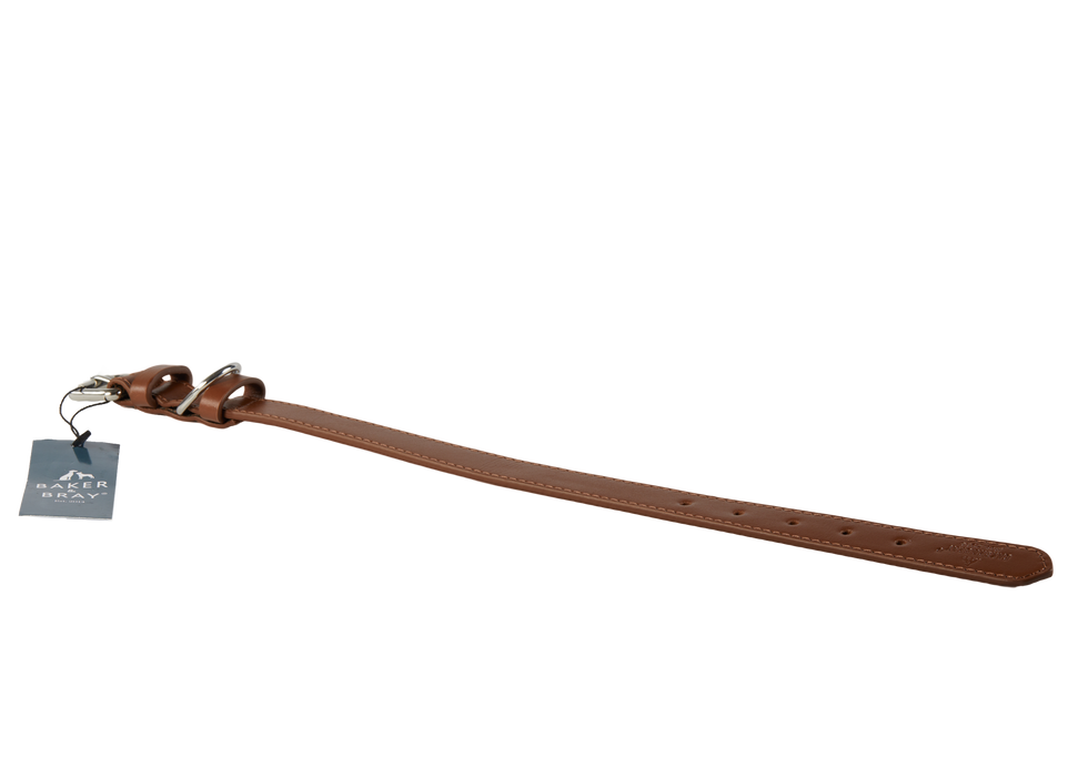 Eco Friendly Leather Dog Collar, Brown