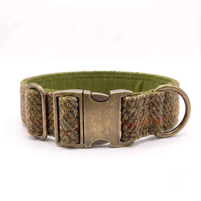 Extra Wide 38mm - Totally Traditional Harris Tweed Dog Collar