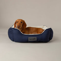 Scruffs® Wilton Box Dog Bed - Navy Blue