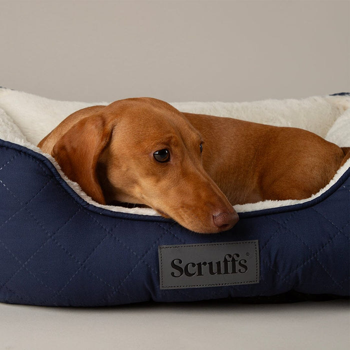 Scruffs® Wilton Box Dog Bed - Navy Blue