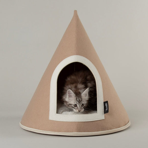 Scruffs Stockholm Felt Cone Cat Bed -Cat Bed
