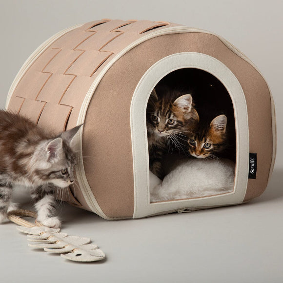 Scruffs Stockholm Felt Cave Cat Bed - Cat bed