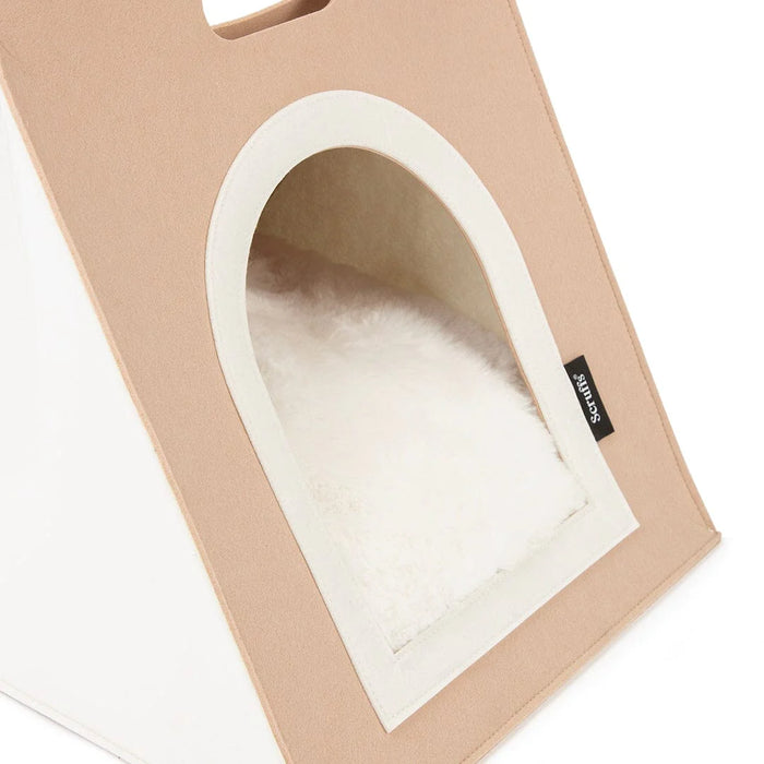 Scruffs Stockholm Felt Bag Cat Bed - cat bed