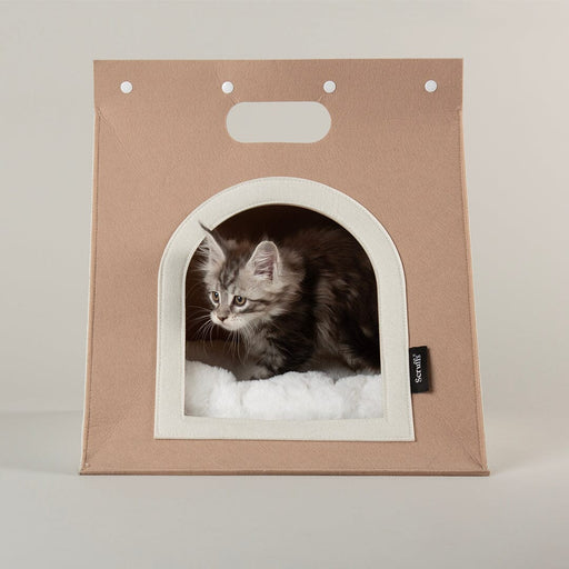 Scruffs Stockholm Felt Bag Cat Bed - cat bed