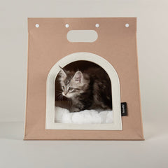 Scruffs Stockholm Felt Bag Cat Bed - cat bed