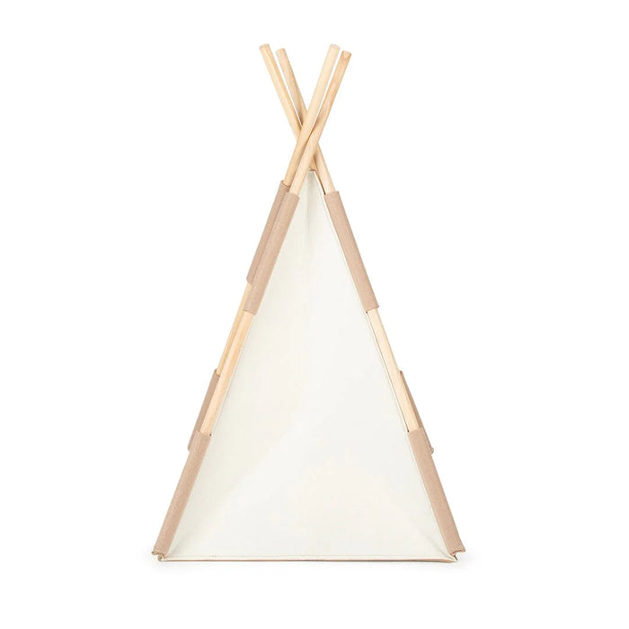 felt teepee cat bed- Tan