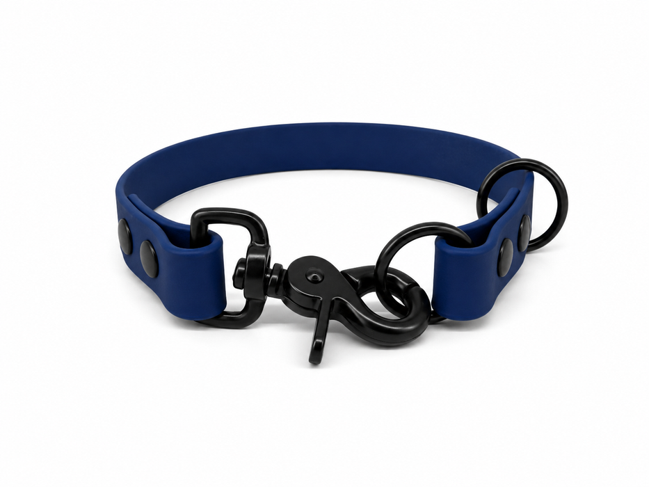 Navy Waterproof Biothane Slip Dog Collar