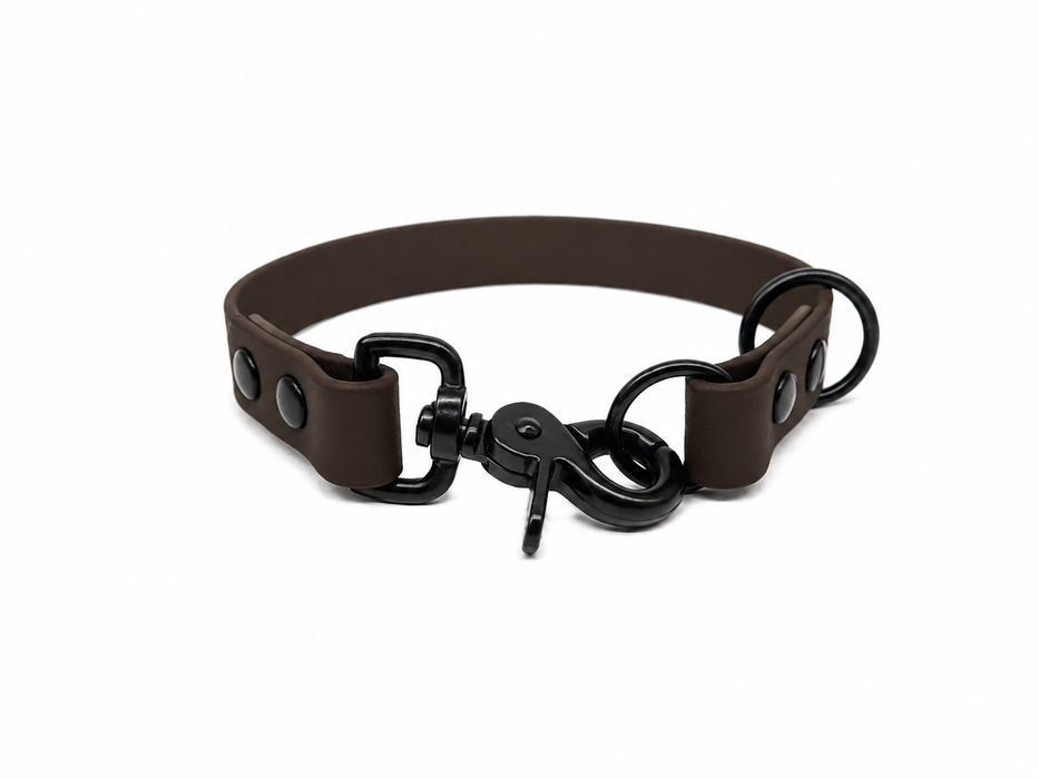 Dark Brown Waterproof Biothane Slip Dog Collar
