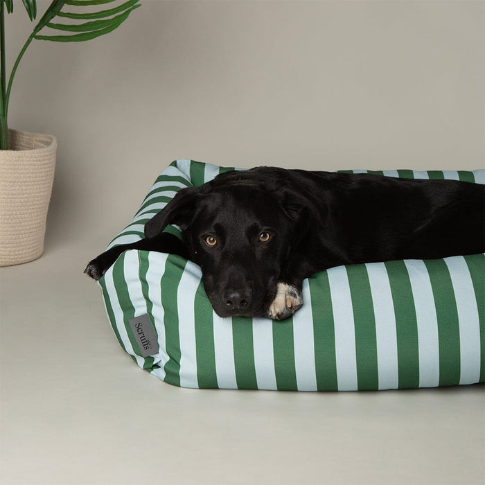 Scruffs® Amalfi Striped Box Bed - Green