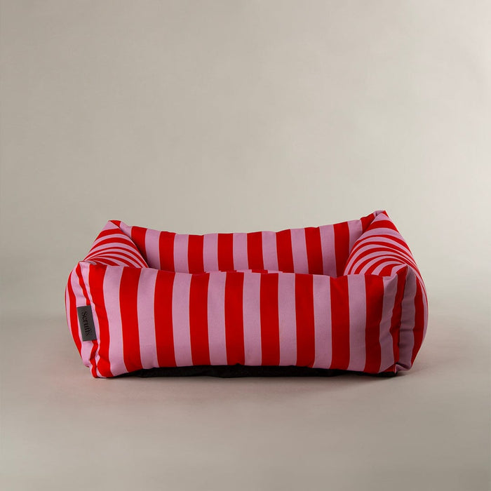 Scruffs® Amalfi Striped Box Bed - Pink