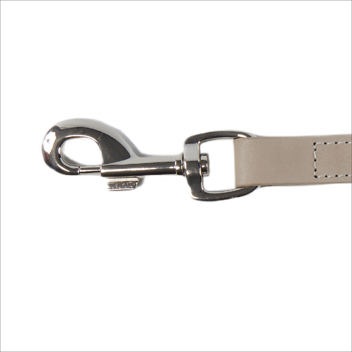 Eco Friendly Leather Dog Lead, Ash