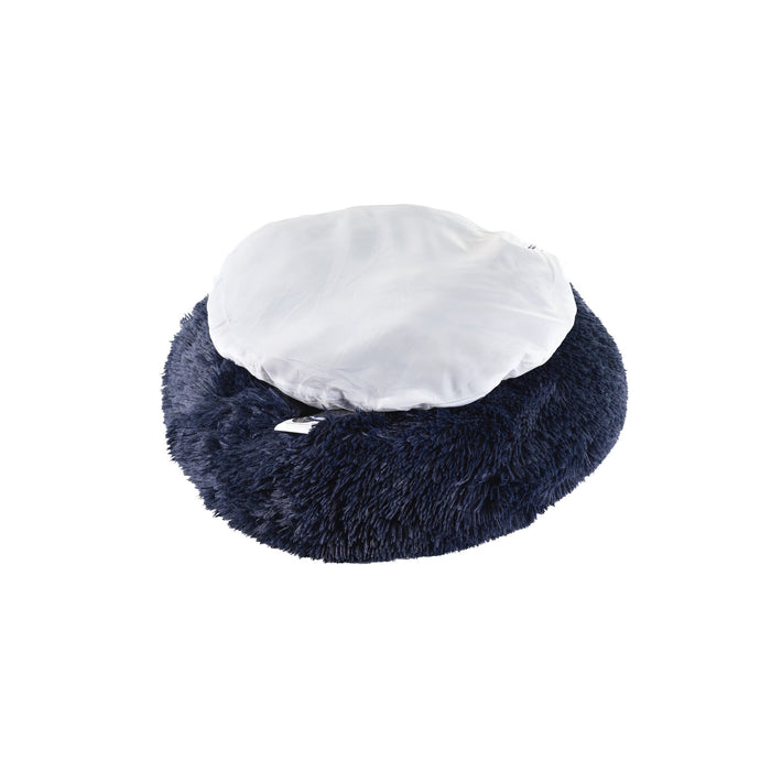 The Donut - Eco Friendly Luxury Calming Donut Dog Bed, Navy