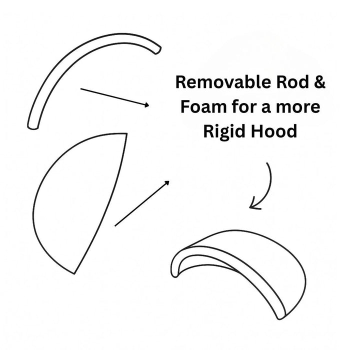 Collared Creatures - The Luxury Cave Dog Bed -  Beige