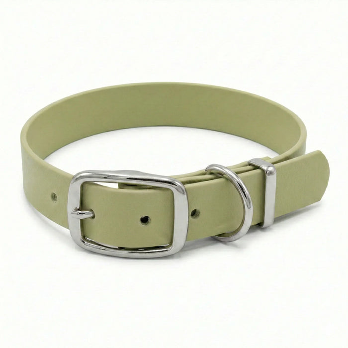 Guacamole Green Waterproof Biothane Buckle Dog Collar