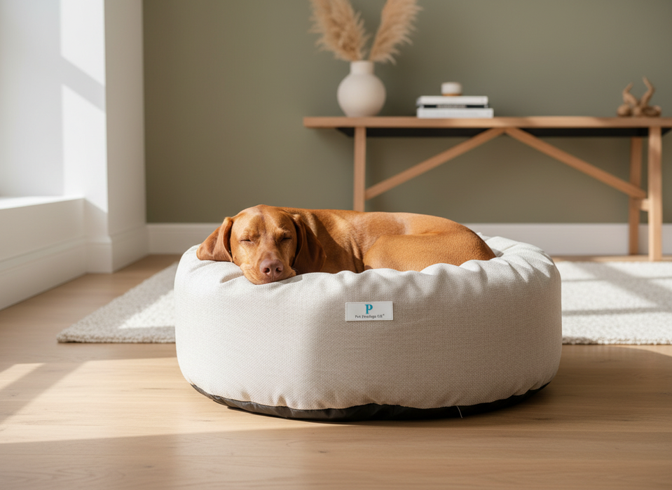 Prestige Natural Oatmeal Nest Round Dog Bed - Dog Bed
