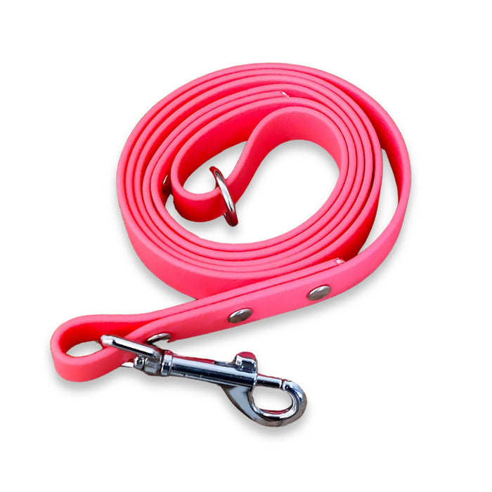 Fuchsia Waterproof Biothane Dog Lead