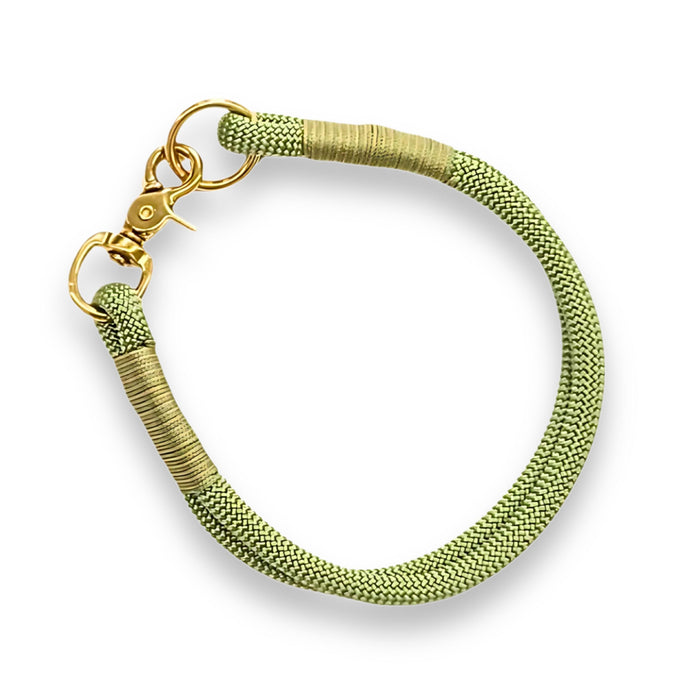Holy Guacamole Handmade Rope Dog Collar with whipping