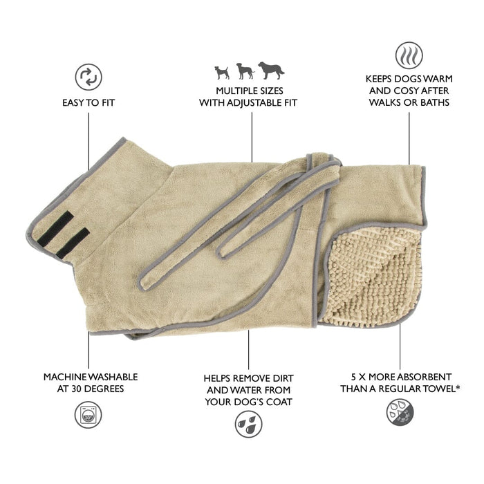 Scruffs®  Deluxe Noodle & Micro fibre DOG DRY COAT