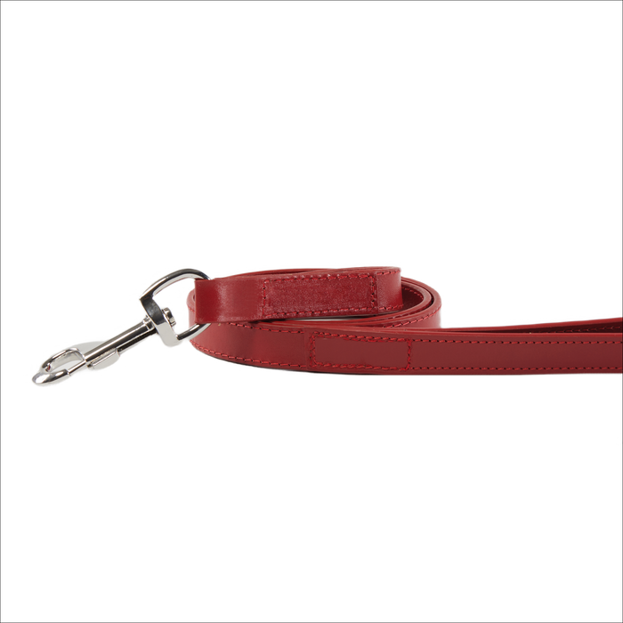 Eco Friendly Leather Dog Lead, Rose