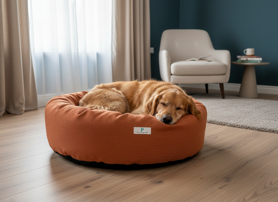 Prestige Natural Oatmeal Nest Round Dog Bed - Dog Bed