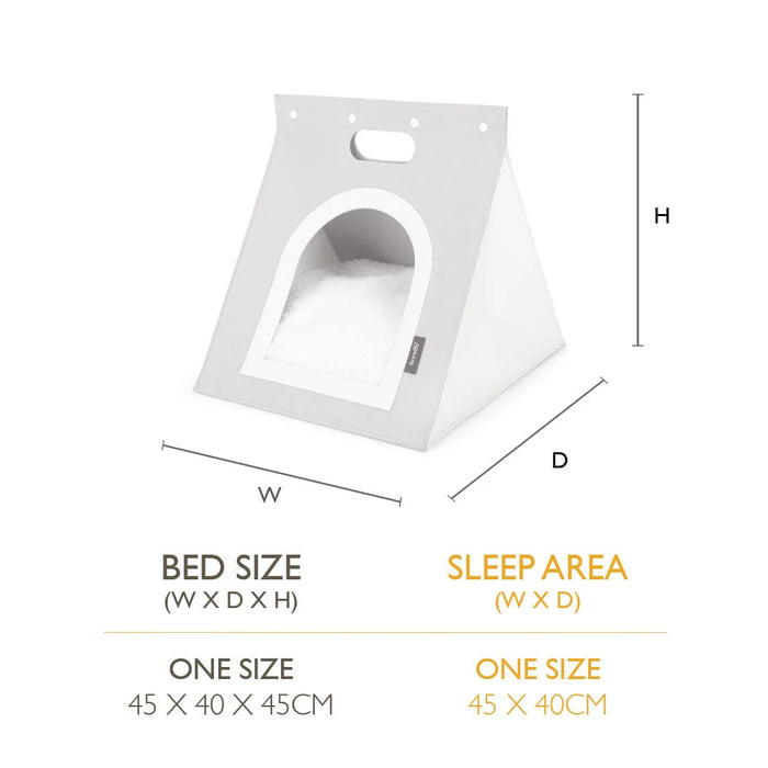 Scruffs Stockholm Felt Bag Cat Bed - cat bed