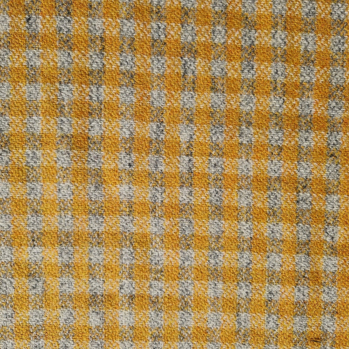 Sunflower Check - Buckle Fastening Luxury Harris Tweed Dog Collar