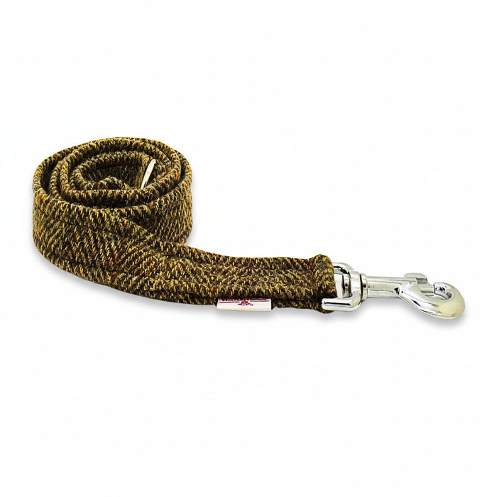 Totally Traditional Herringbone Luxury Harris Tweed Dog Lead