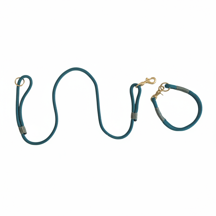 Seaweed Handmade Rope Dog Collar with whipping