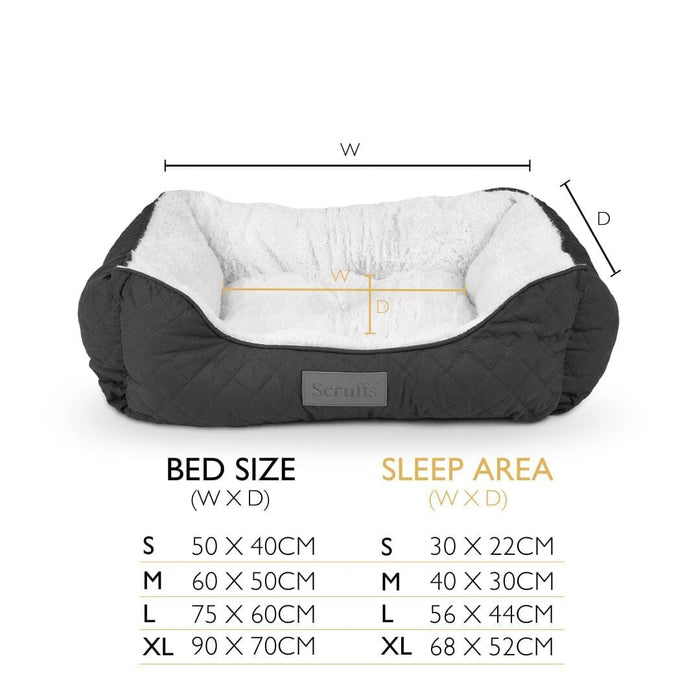 Scruffs® Wilton Box Dog Bed - Navy Blue