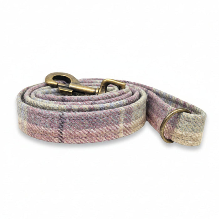 Abraham Moon Kincraig Heather Luxury Dog Lead