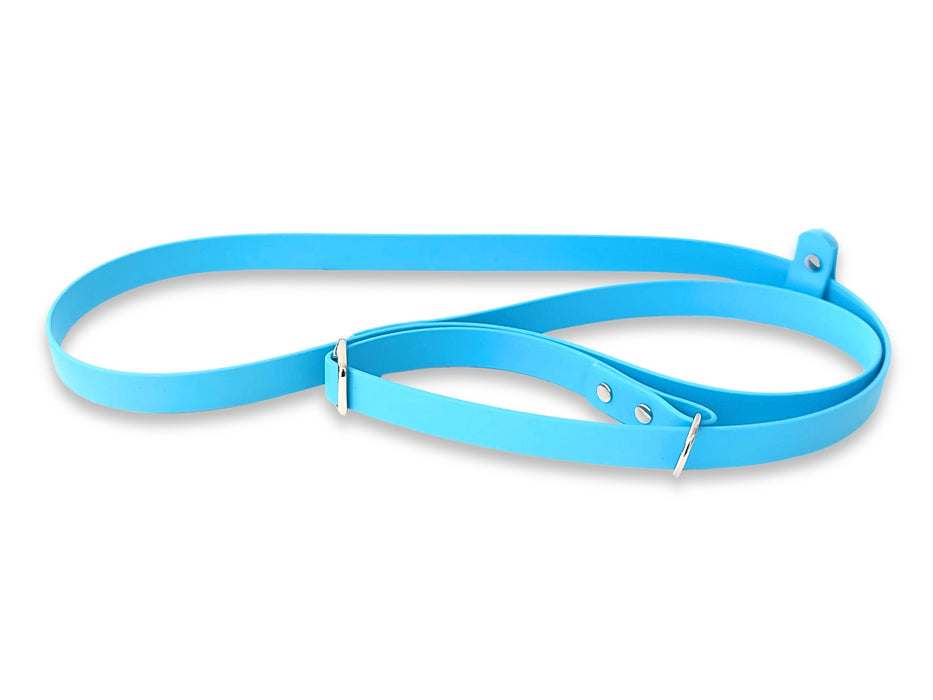 Baby Blue Waterproof Biothane Dog Slip Lead