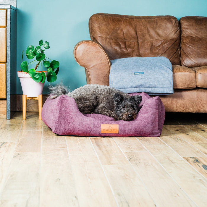 The Ultimate - Eco Friendly Orthopaedic Luxury Dog Bed, Rhubarb Red