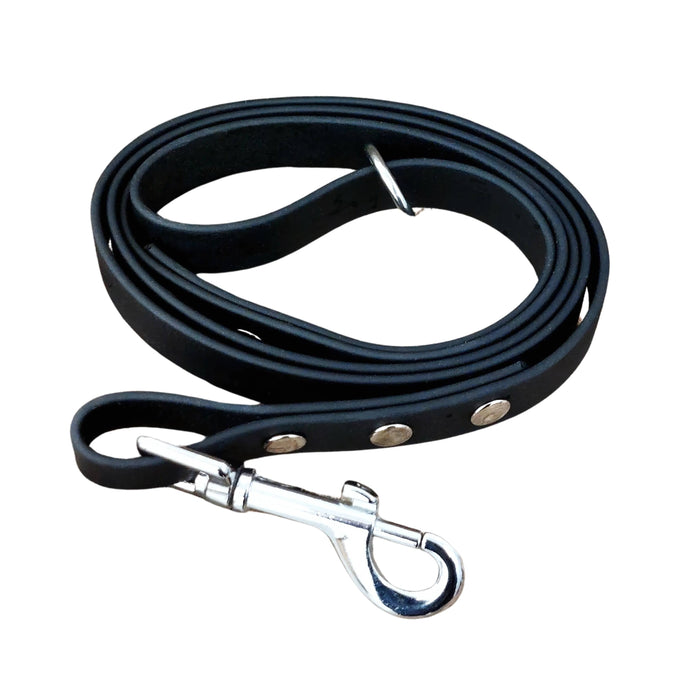Black Waterproof Biothane Dog Lead
