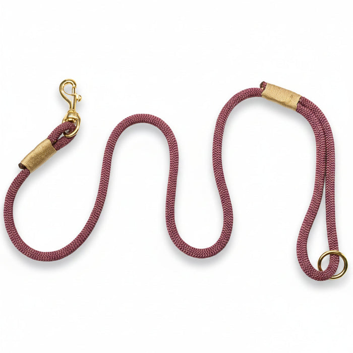Bordeaux Handmade Rope Dog Collar with whipping
