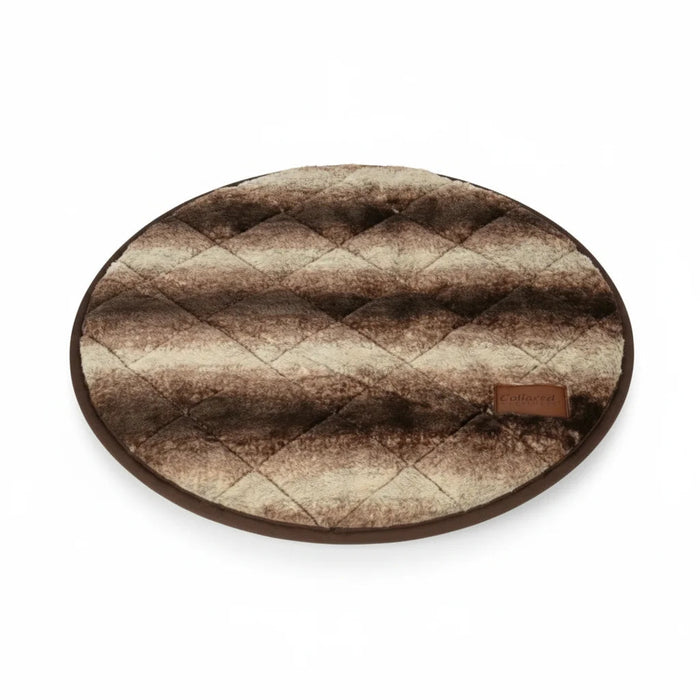 Collared Creatures - Luxury Brown Faux Fur Cave Bed Dog Blanket
