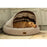 Collared Creatures Beds 125cm Diameter / Without Curtains Collared Creatures - The Beige Deluxe Cocoon Dog Cave Bed