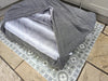 Collared Creatures Beds Collared Creatures - Grey Luxury Dog Snuggle Bed / Snuggle Sack /Sleeping Sack Luxury Dog Bed