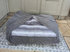 Collared Creatures Beds Collared Creatures - Grey Luxury Dog Snuggle Bed / Snuggle Sack /Sleeping Sack Luxury Dog Bed