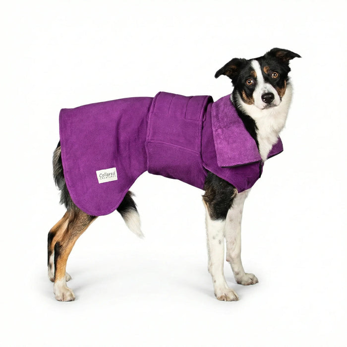 Collared Creatures - Perfectly Practical Dog Drying Coat - Available in 3 Colours