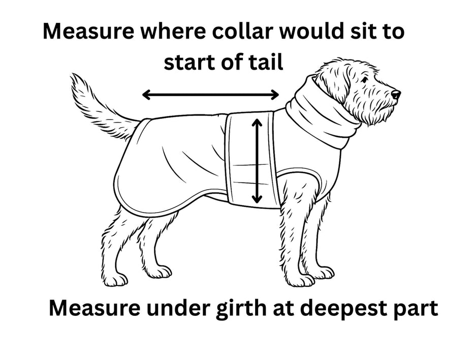 Collared Creatures - Perfectly Practical Dog Drying Coat - Available in 3 Colours
