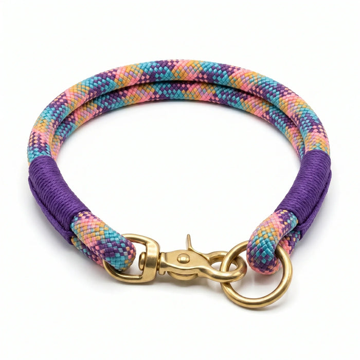 Dolomite Handmade Rope Dog Collar with whipping