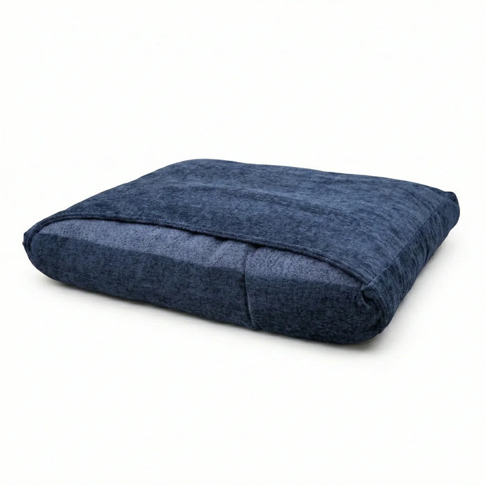 Marseille Hummingbird  Navy Luxury Dog Snuggle Bed - Snuggle Sack