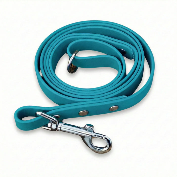 Teal Waterproof Biothane Dog Lead