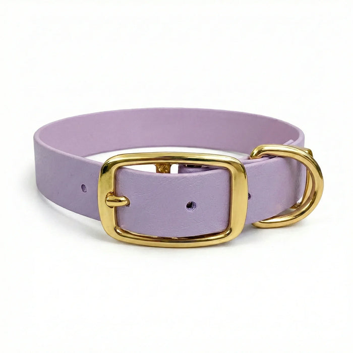Pastel Pink Waterproof Biothane Buckle Dog Collar