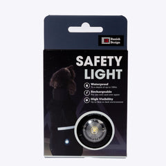 Dog Coat Safety Light White