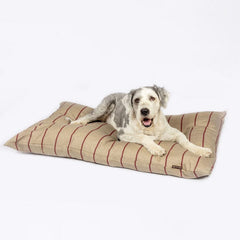 Heritage Herringbone Deep Duvet Cushion Luxury Dog Bed