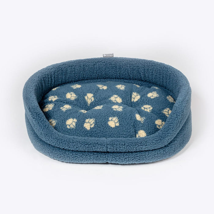 Danish Design Beds S (61cm - 24") / Harbour Paw Sherpa Fleece Slumber Dog Bed